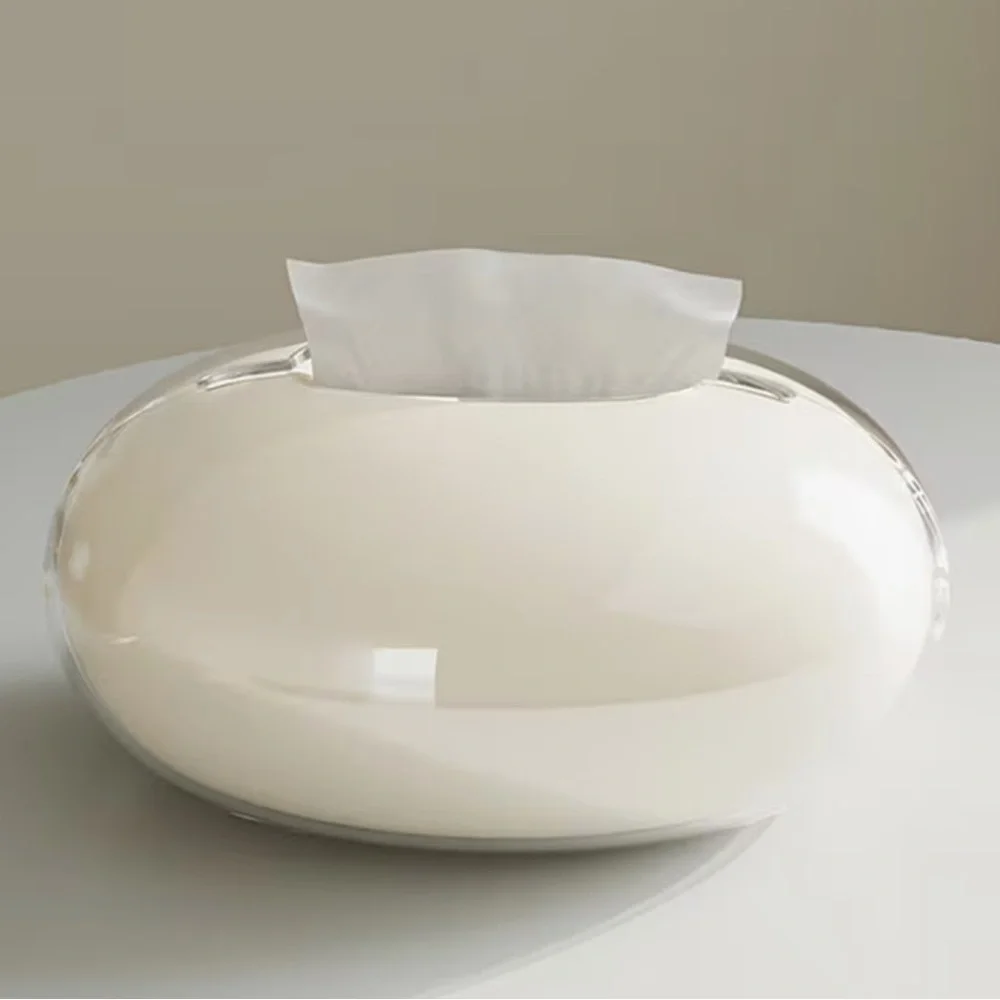 Bed Bath & Beyond Cream Tissue Holder